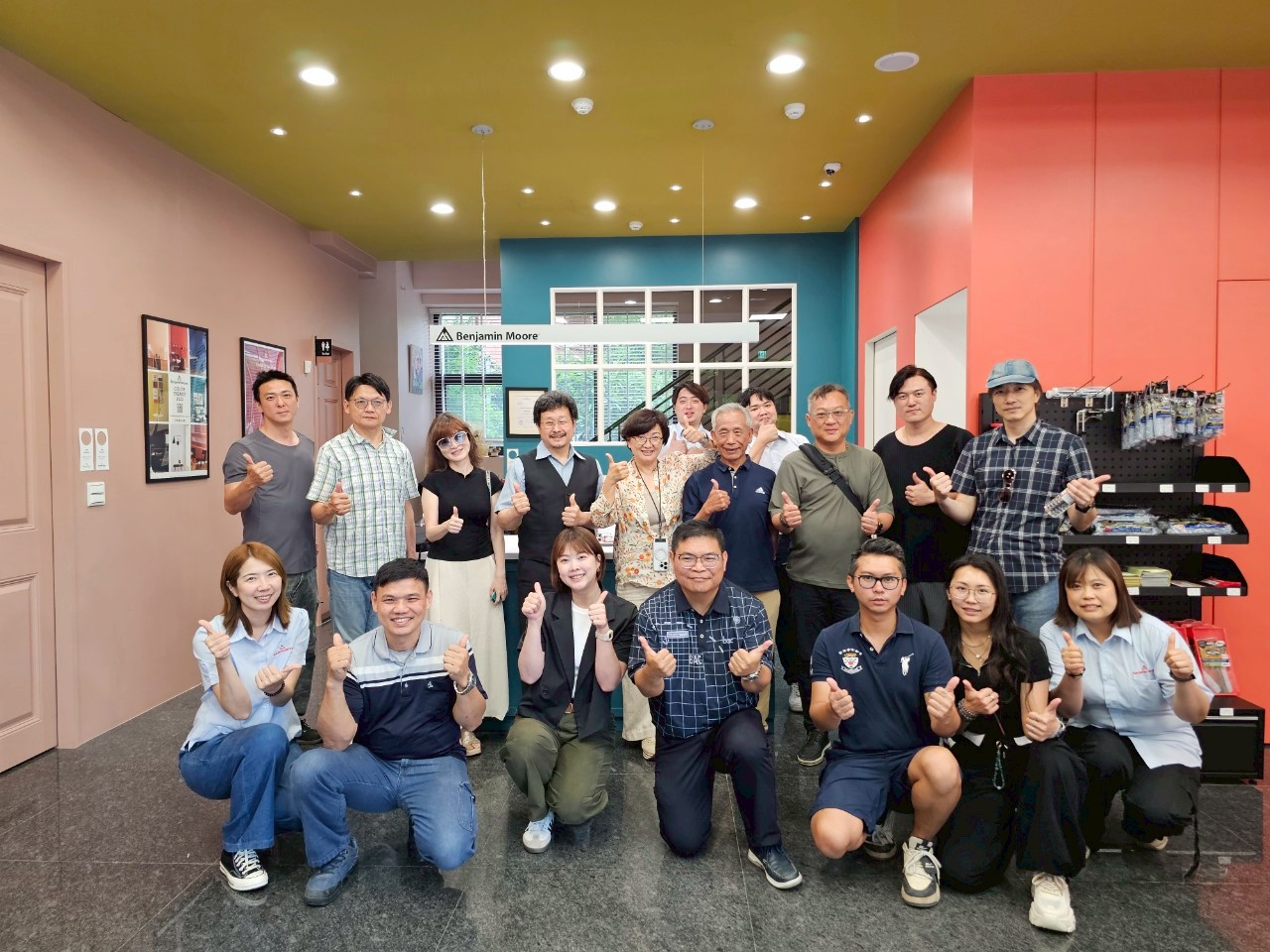 參訪廠商：班傑明‧摩爾(桃園店)/敦品室內裝修工程有限公司